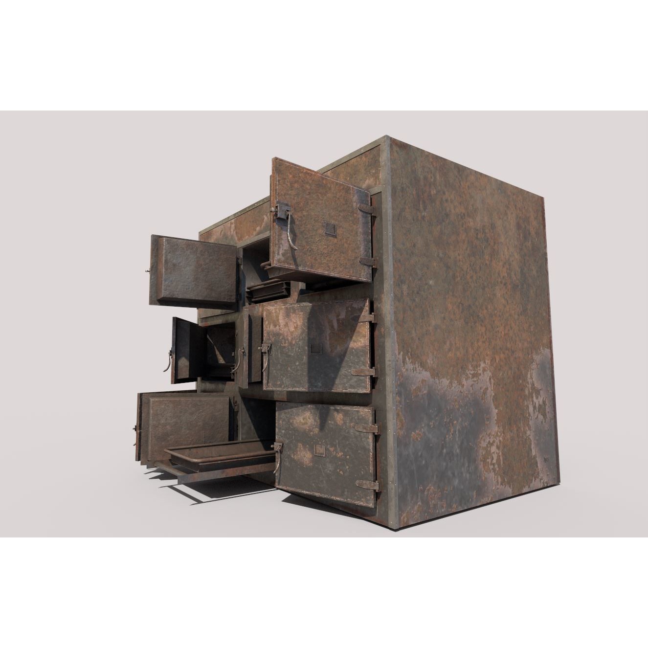 Worn Morgue - Game-Ready 3D Model - View 7