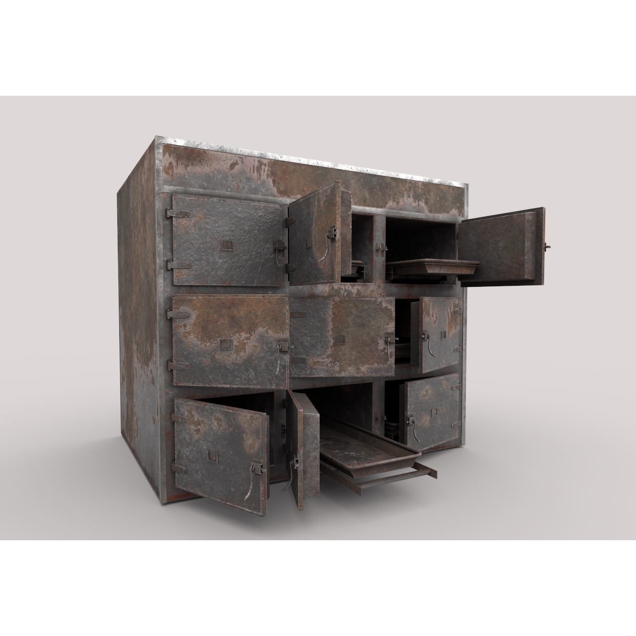 Worn Morgue - Game-Ready 3D Model - View 8