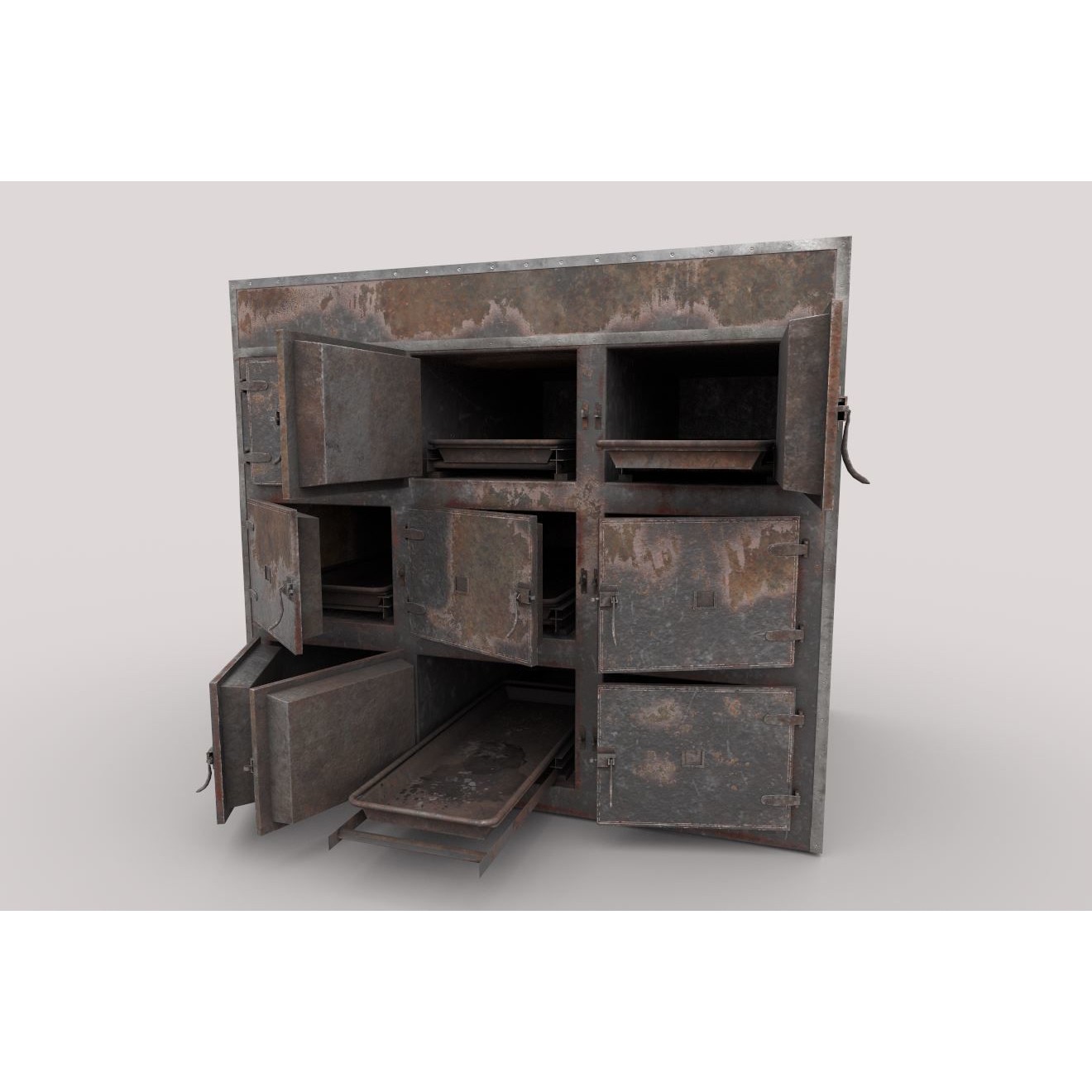 Worn Morgue - Game-Ready 3D Model - View 9