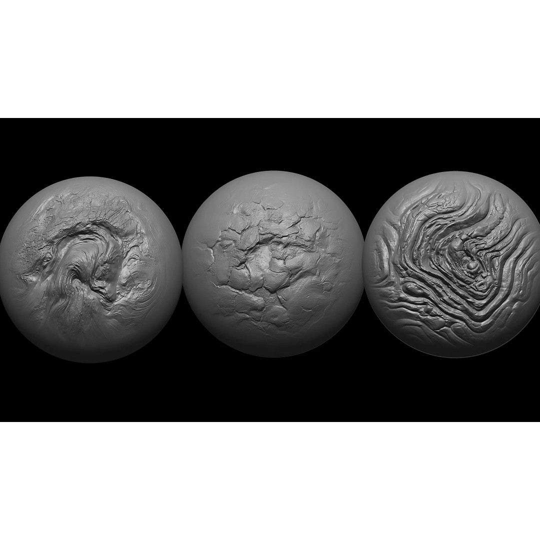 Beksinski Haunting Texture 3D Model – Volume 8 Alphas for ZBrush - View 3