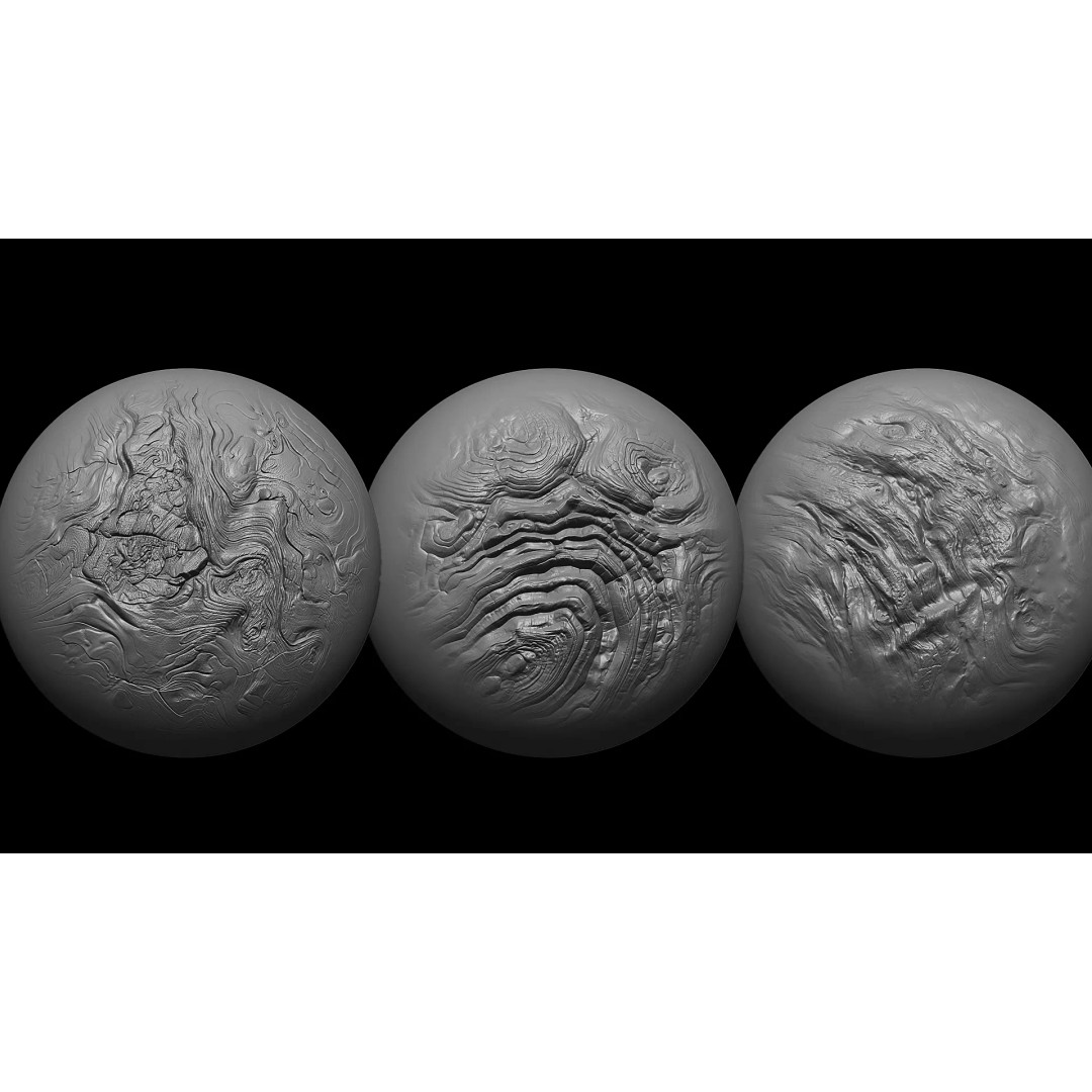 Beksinski Haunting Texture 3D Model – Volume 8 Alphas for ZBrush - View 5