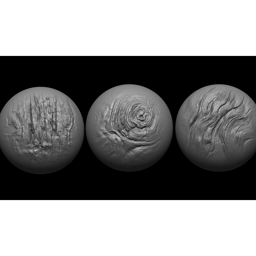 Beksinski Haunting Texture 3D Model – Volume 8 Alphas for ZBrush - View 6