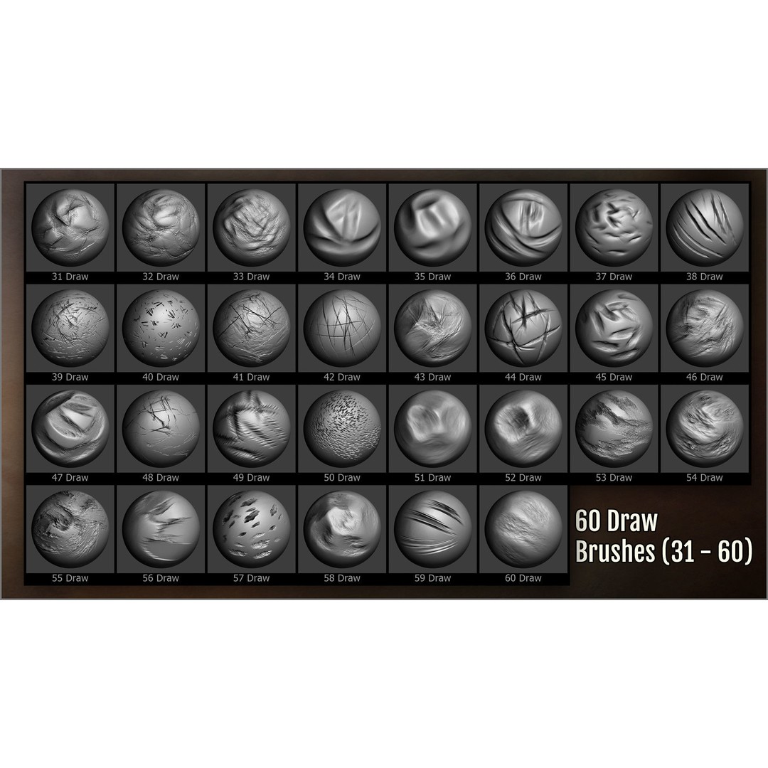 Damage Maker 3D Model – Sculpting Brushes for ZBrush & Blender - View 10