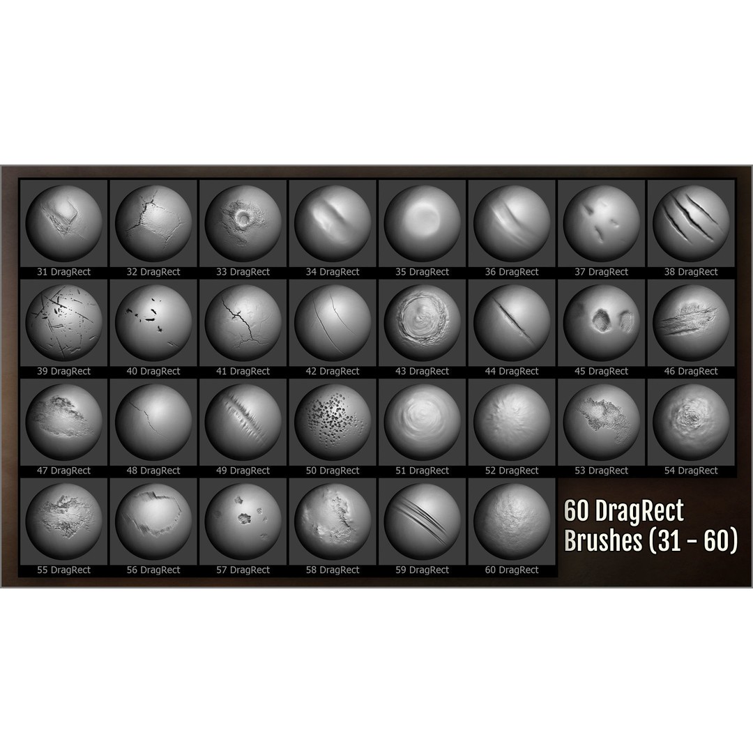Damage Maker 3D Model – Sculpting Brushes for ZBrush & Blender - View 6