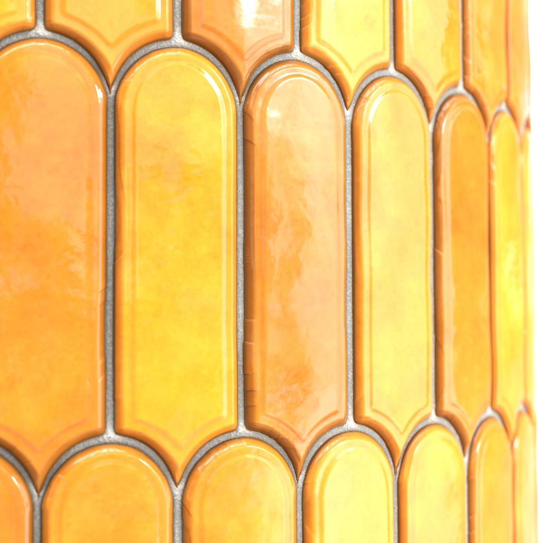 Kitchen Glaze Tile 3D Model – PBR Texture, 7 Colors, OBJ & Max - View 17