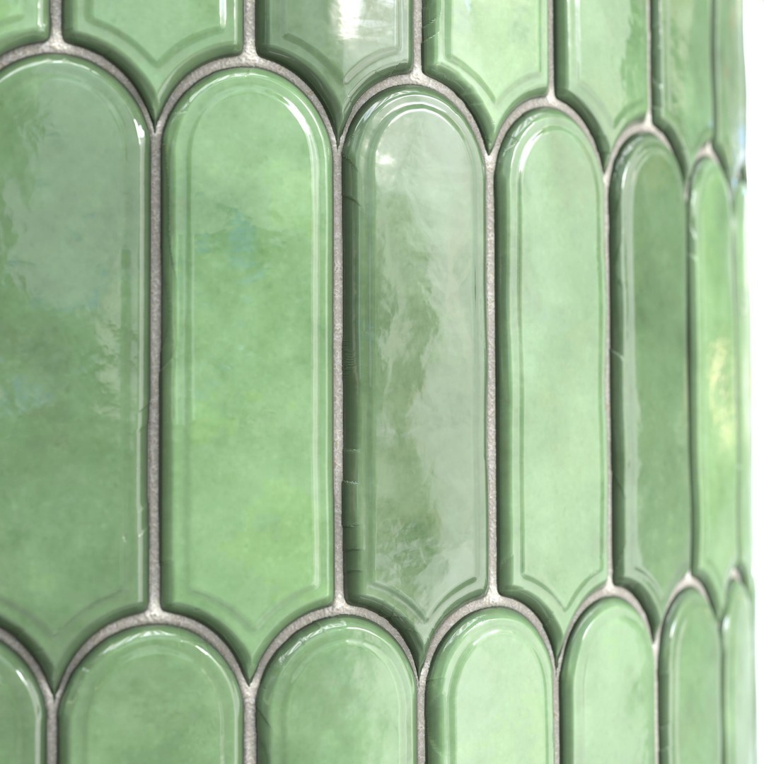 Kitchen Glaze Tile 3D Model – PBR Texture, 7 Colors, OBJ & Max - View 18