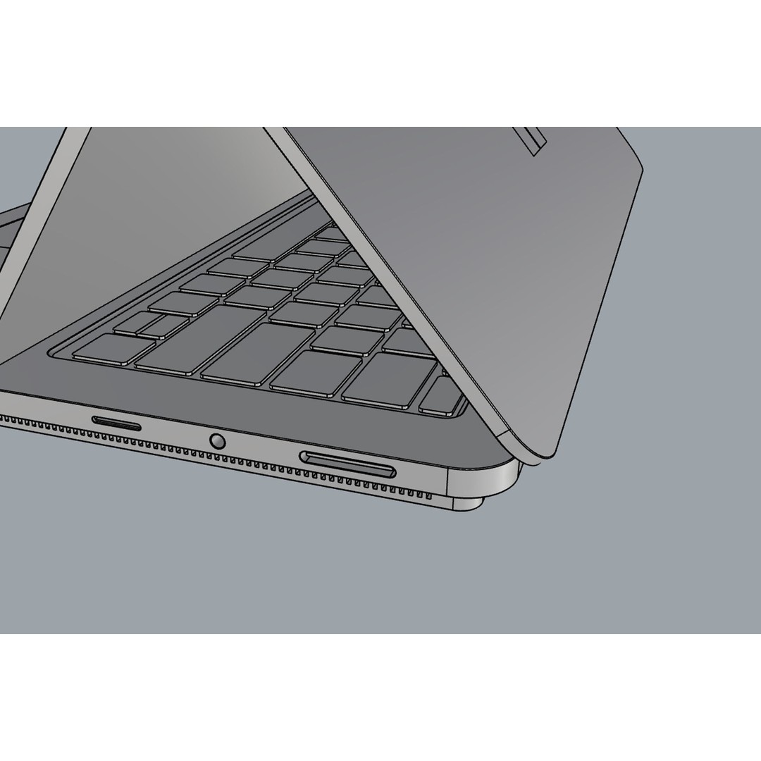 Microsoft Surface Laptop Studio 2 3D Model – Realistic Design, FBX & OBJ Formats