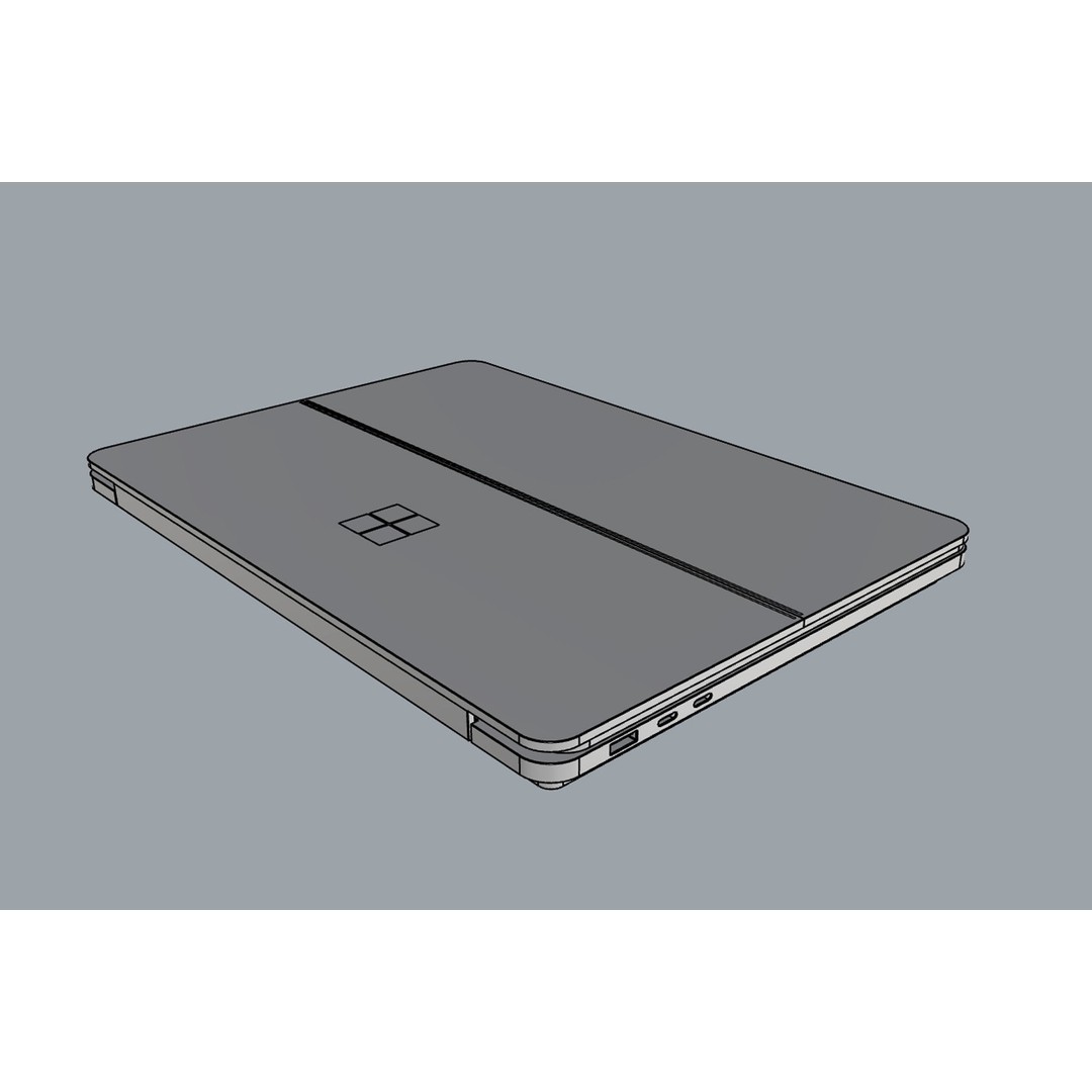 Microsoft Surface Laptop Studio 2 3D Model – Realistic Design, FBX & OBJ Formats - View 12