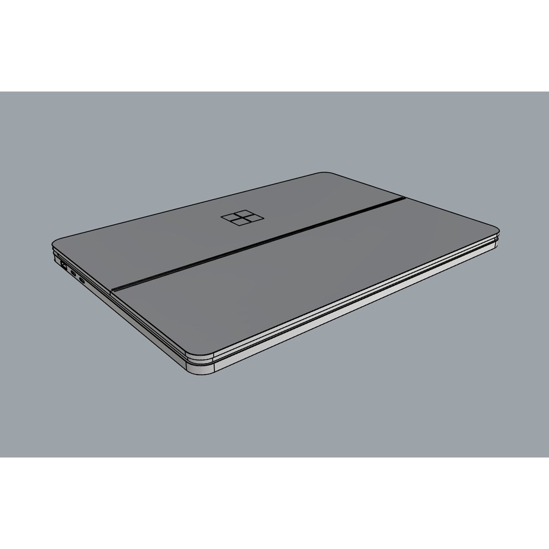 Microsoft Surface Laptop Studio 2 3D Model – Realistic Design, FBX & OBJ Formats - View 14