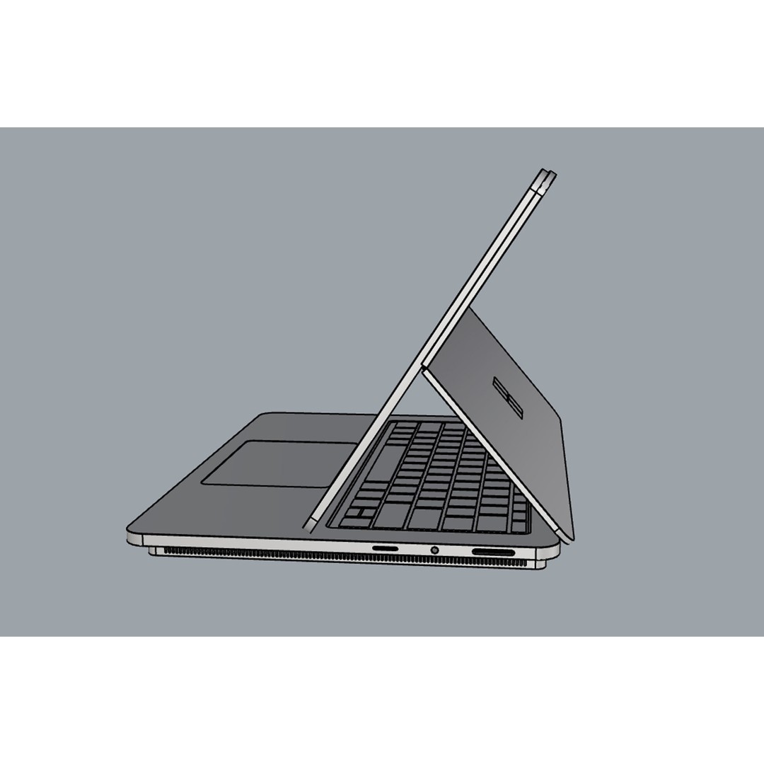 Microsoft Surface Laptop Studio 2 3D Model – Realistic Design, FBX & OBJ Formats - View 19