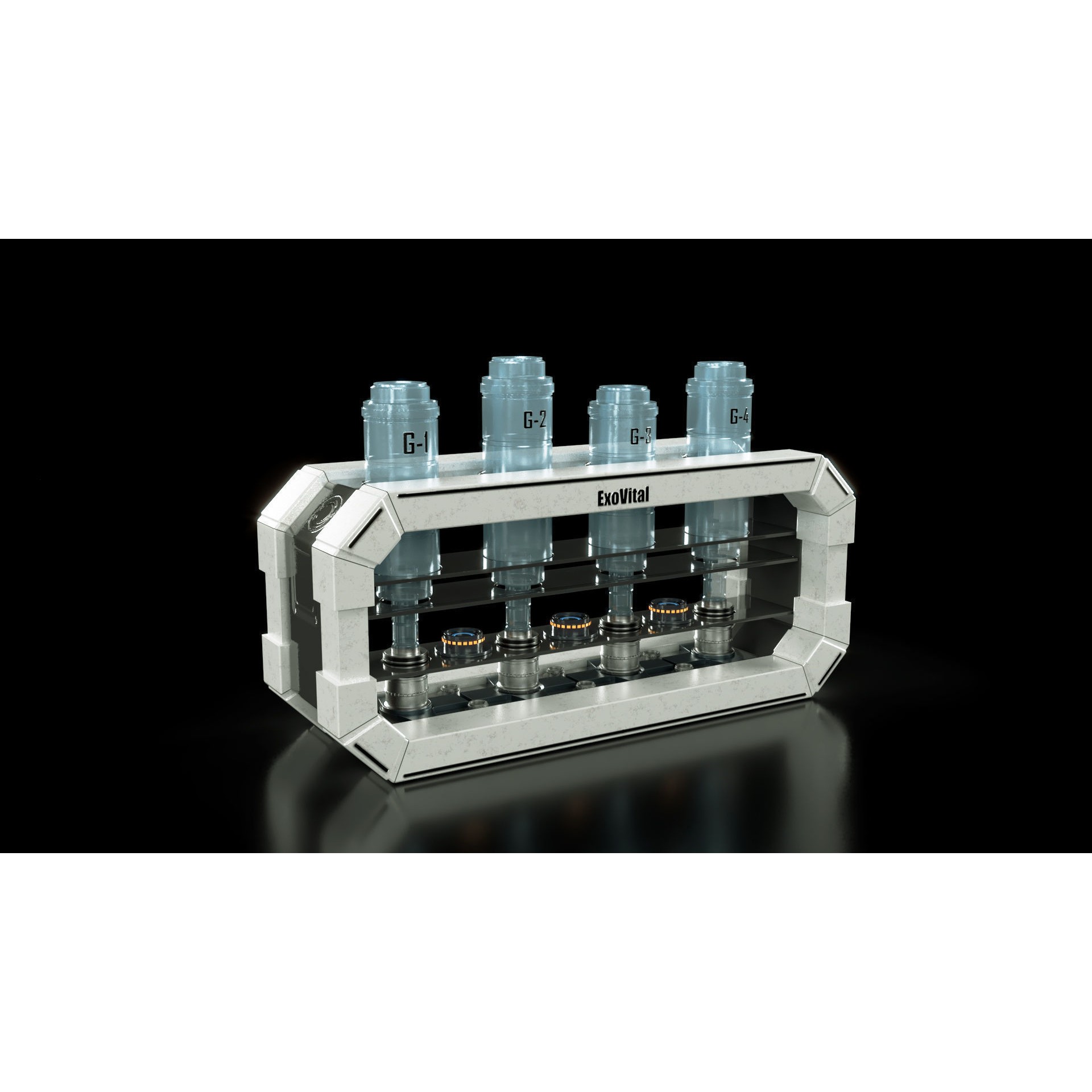 Sci-Fi Medical Equipment - Game-Ready 3D Model - View 10