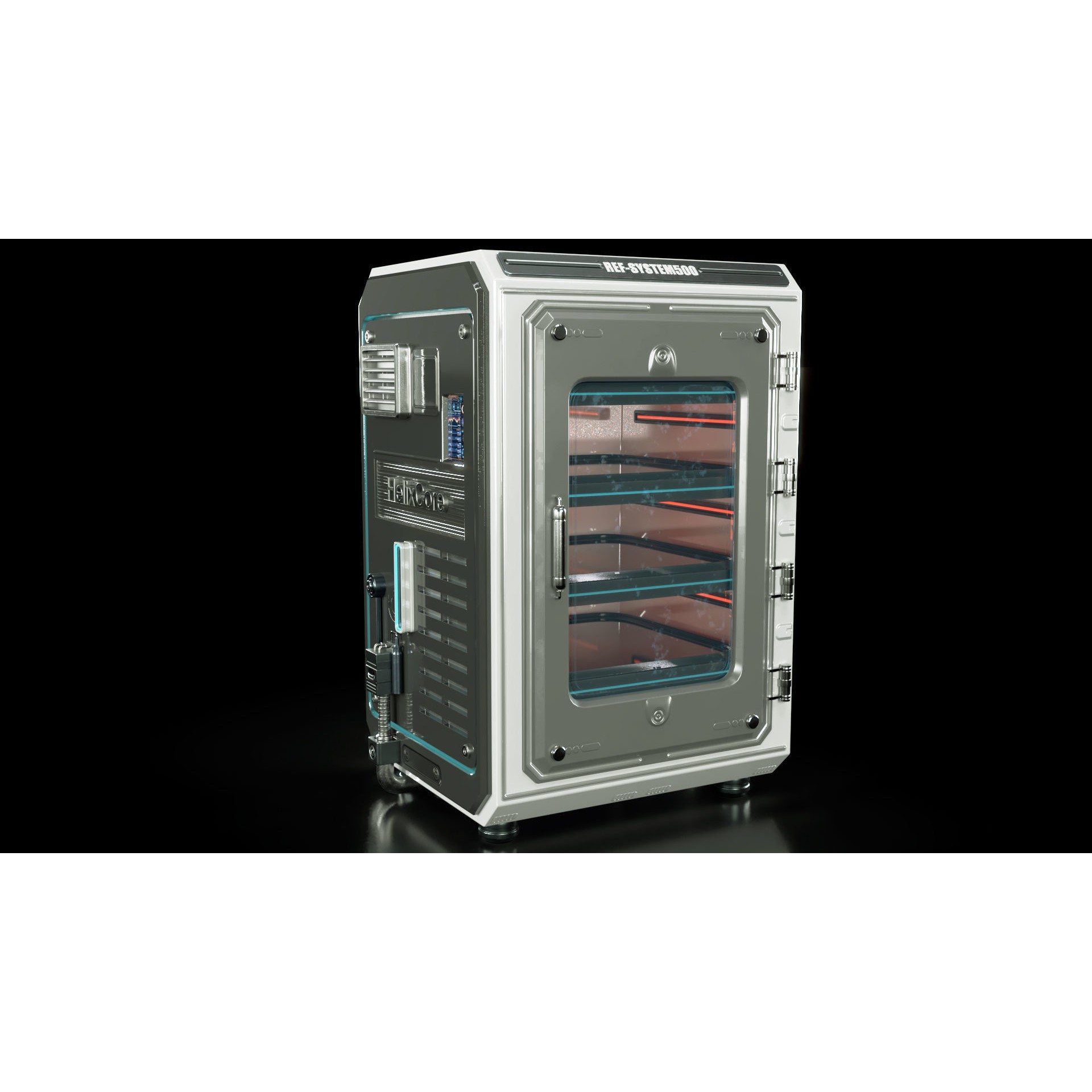 Sci-Fi Medical Equipment - Game-Ready 3D Model - View 6