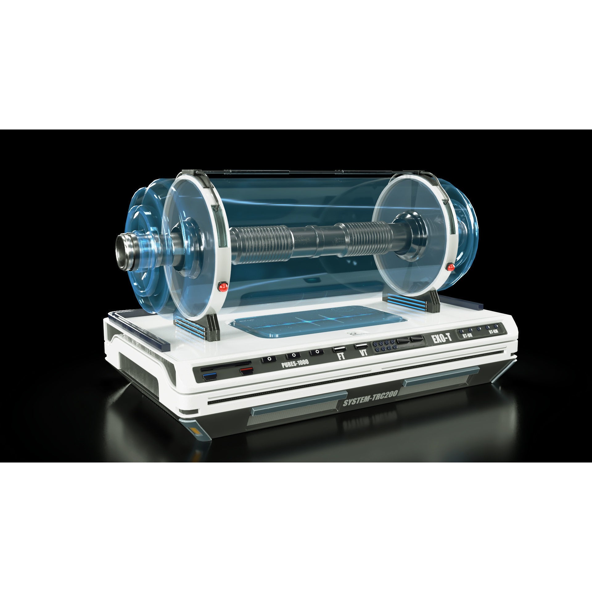 Sci-Fi Medical Equipment - Game-Ready 3D Model - View 8