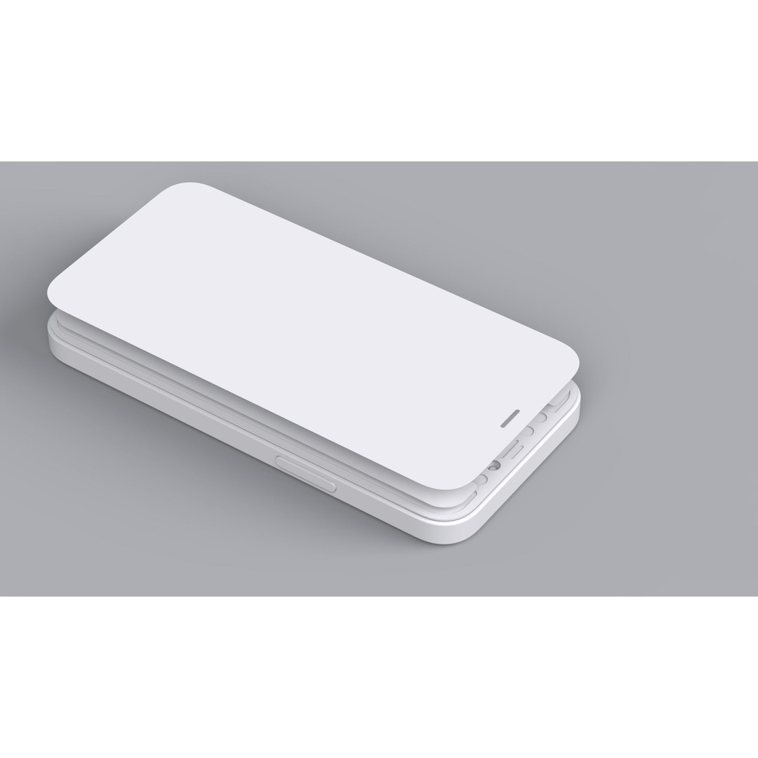 Apple iPhone 12 Mini 3D Model – High-Quality Mobile Asset, Rhino 4.0 - View 15