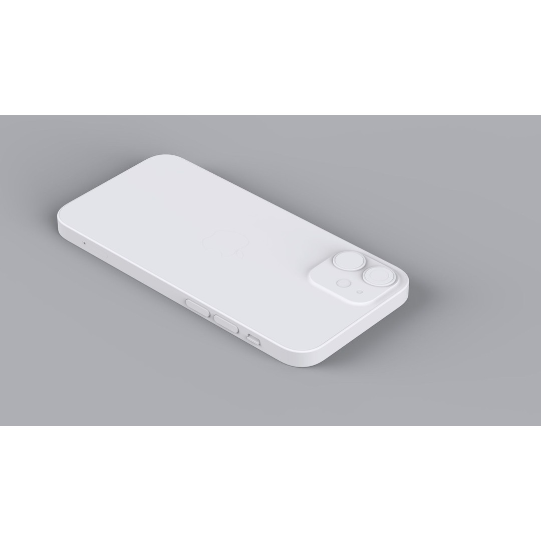 Apple iPhone 12 Mini 3D Model – High-Quality Mobile Asset, Rhino 4.0 - View 16