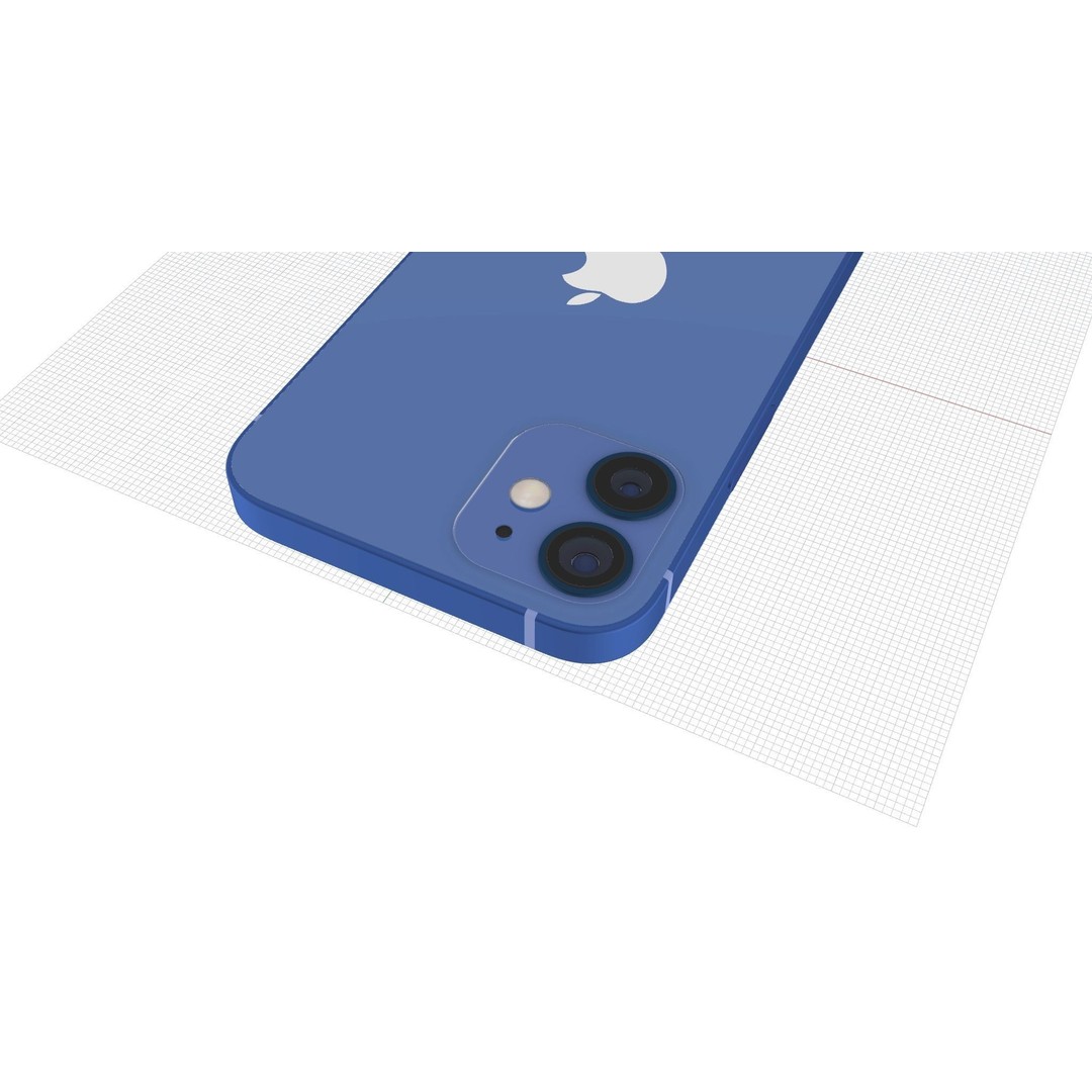 Apple iPhone 12 Mini 3D Model – High-Quality Mobile Asset, Rhino 4.0 - View 23