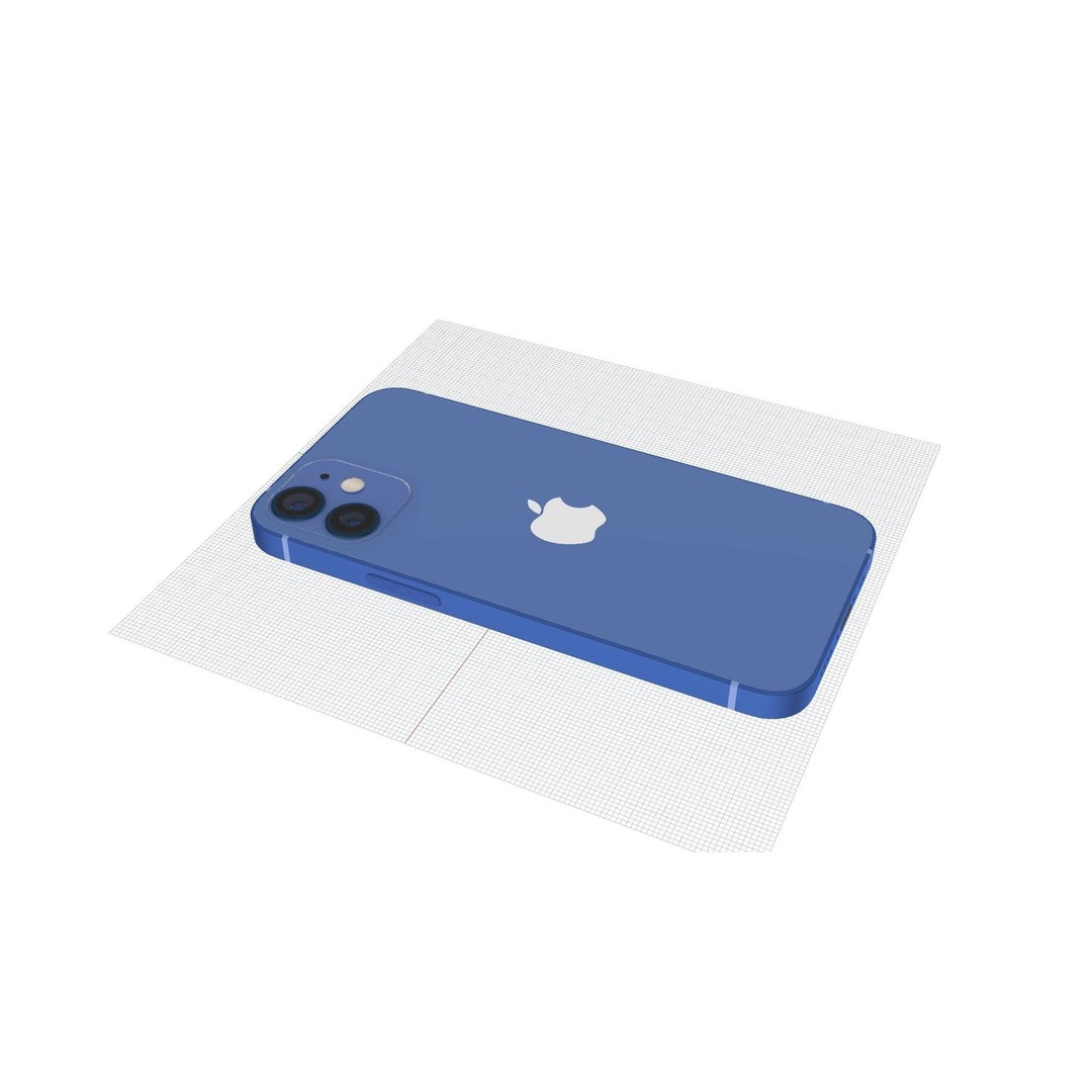 Apple iPhone 12 Mini 3D Model – High-Quality Mobile Asset, Rhino 4.0 - View 24