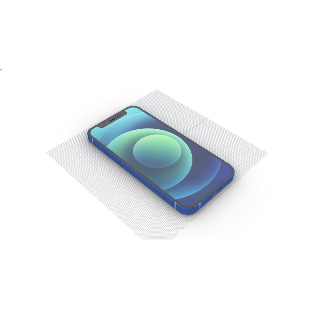 Apple iPhone 12 Mini 3D Model – High-Quality Mobile Asset, Rhino 4.0 - View 25