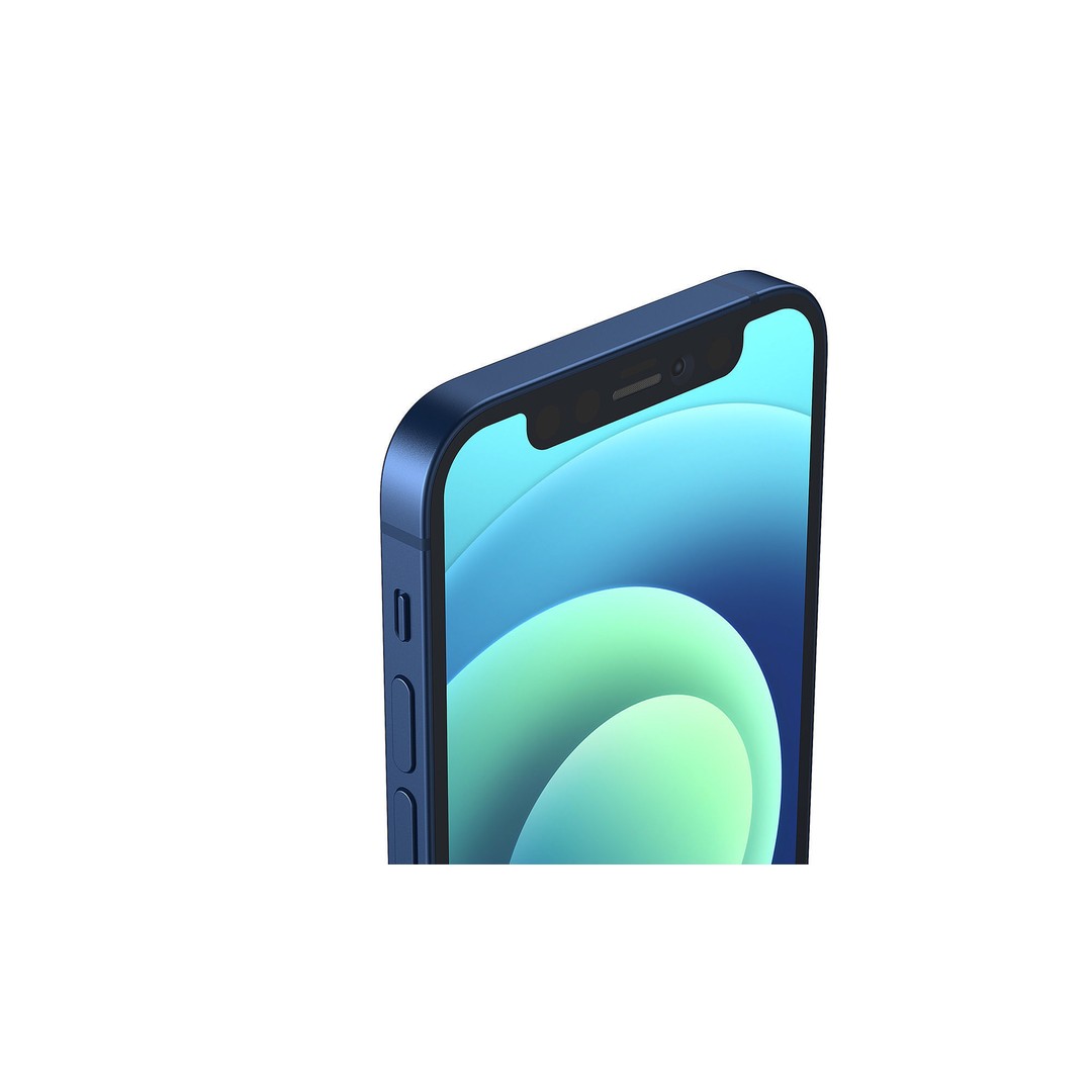 Apple iPhone 12 Mini 3D Model – High-Quality Mobile Asset, Rhino 4.0 - View 9