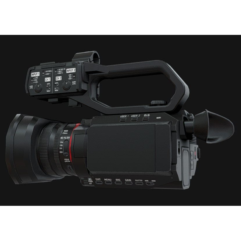 Camcorder 3D Model – Low-Poly Game Asset with PBR Textures, FBX, OBJ, Blender - View 7