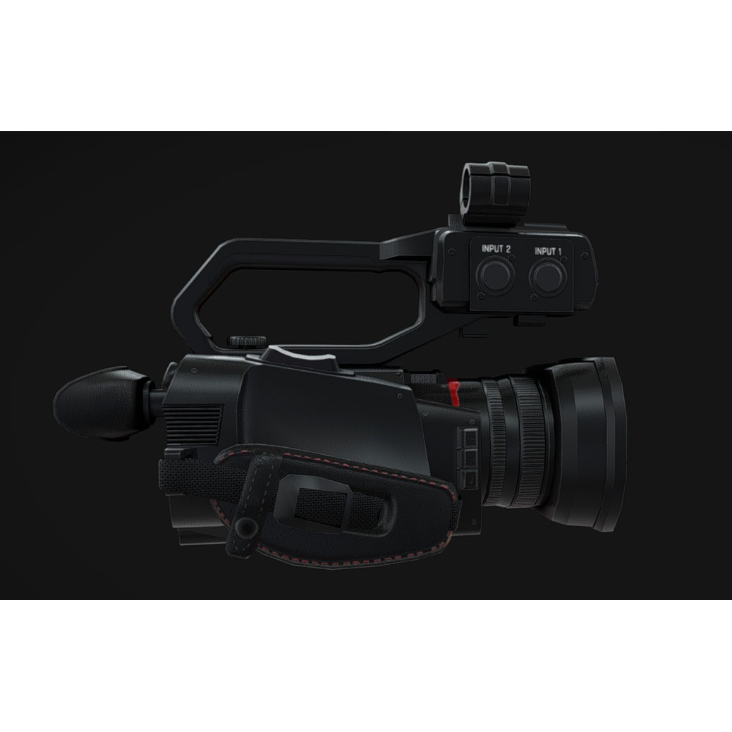 Camcorder 3D Model – Low-Poly Game Asset with PBR Textures, FBX, OBJ, Blender - View 8