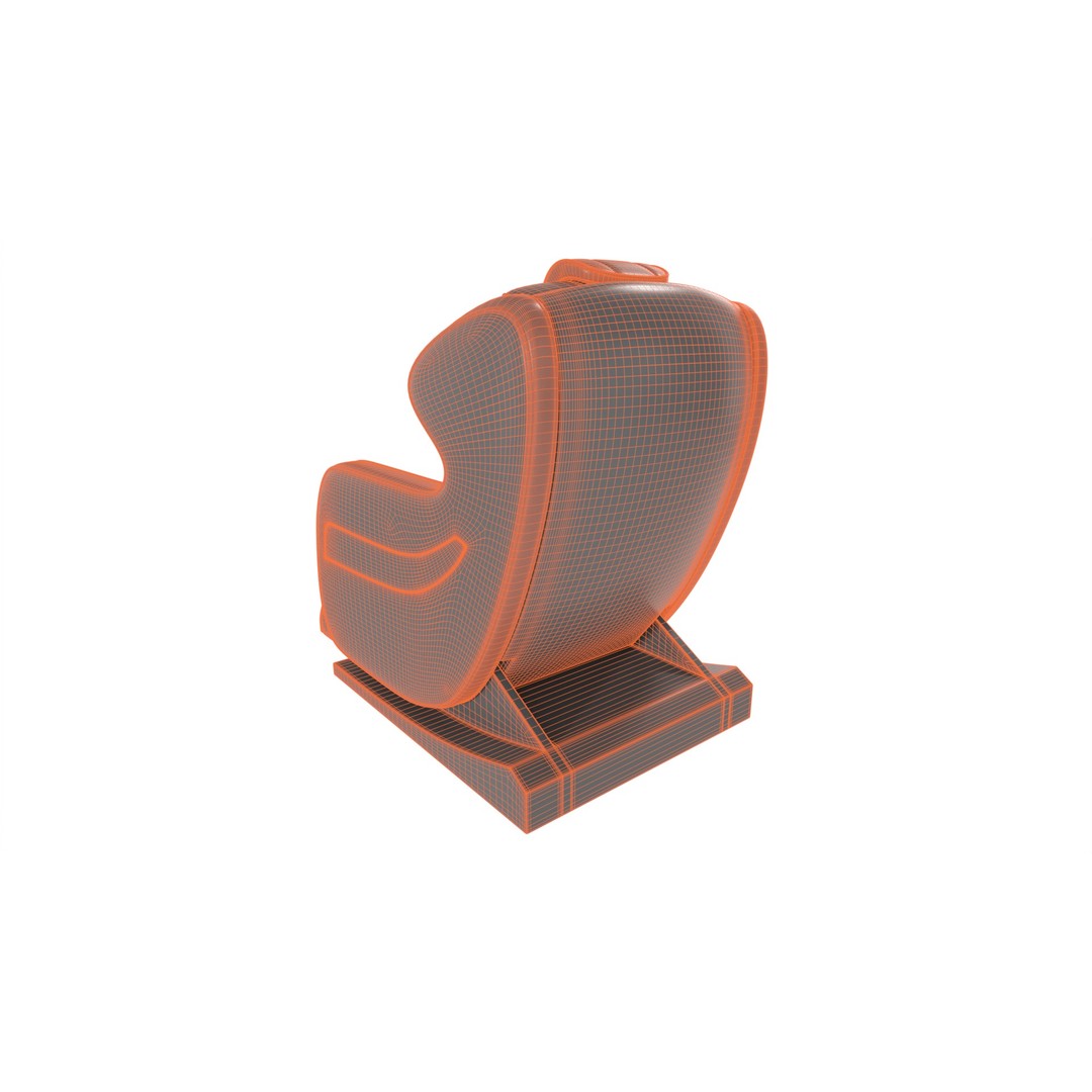 Electric Massage Chair 3D Model – Contemporary Design, PBR Textures, FBX - View 12