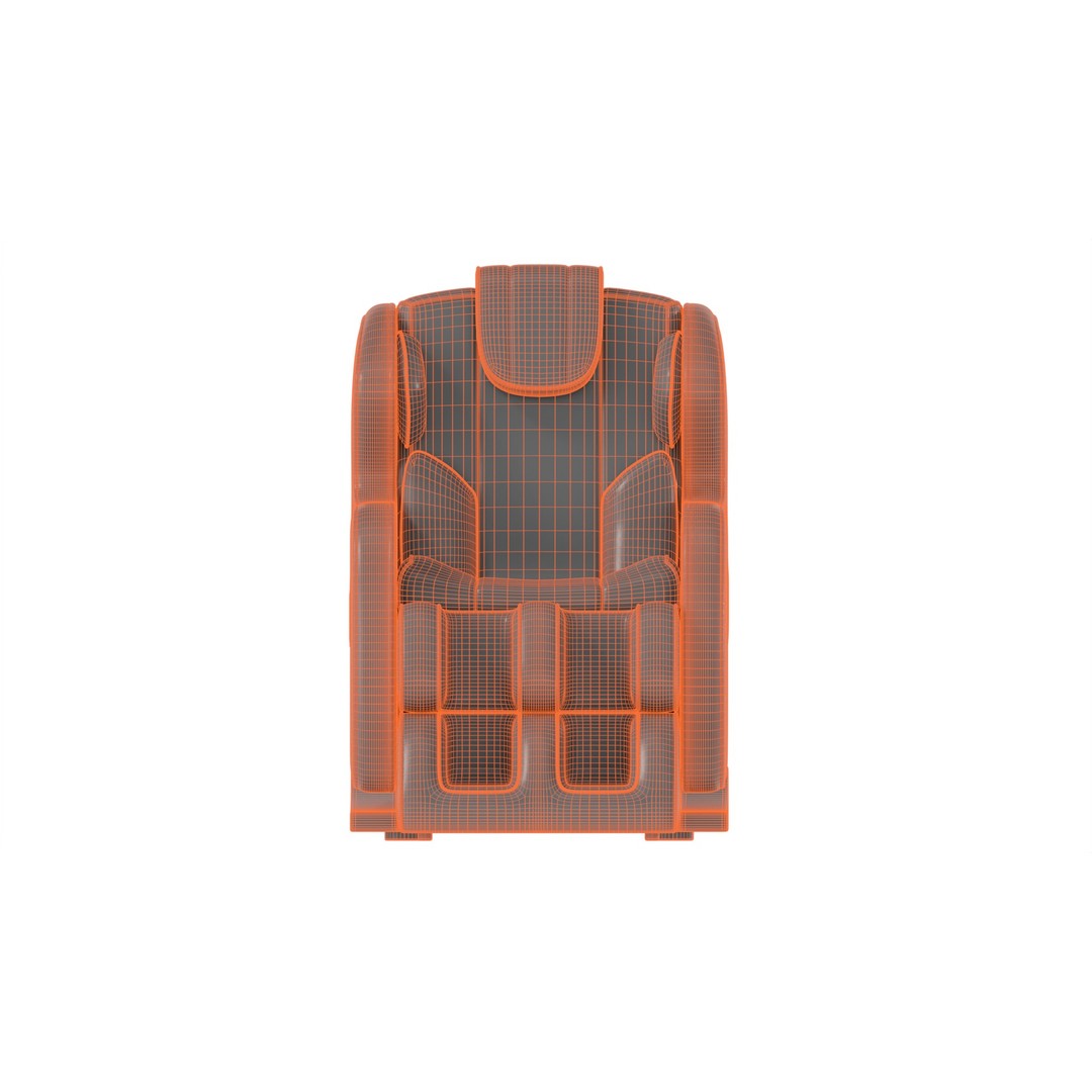Electric Massage Chair 3D Model – Contemporary Design, PBR Textures, FBX - View 14