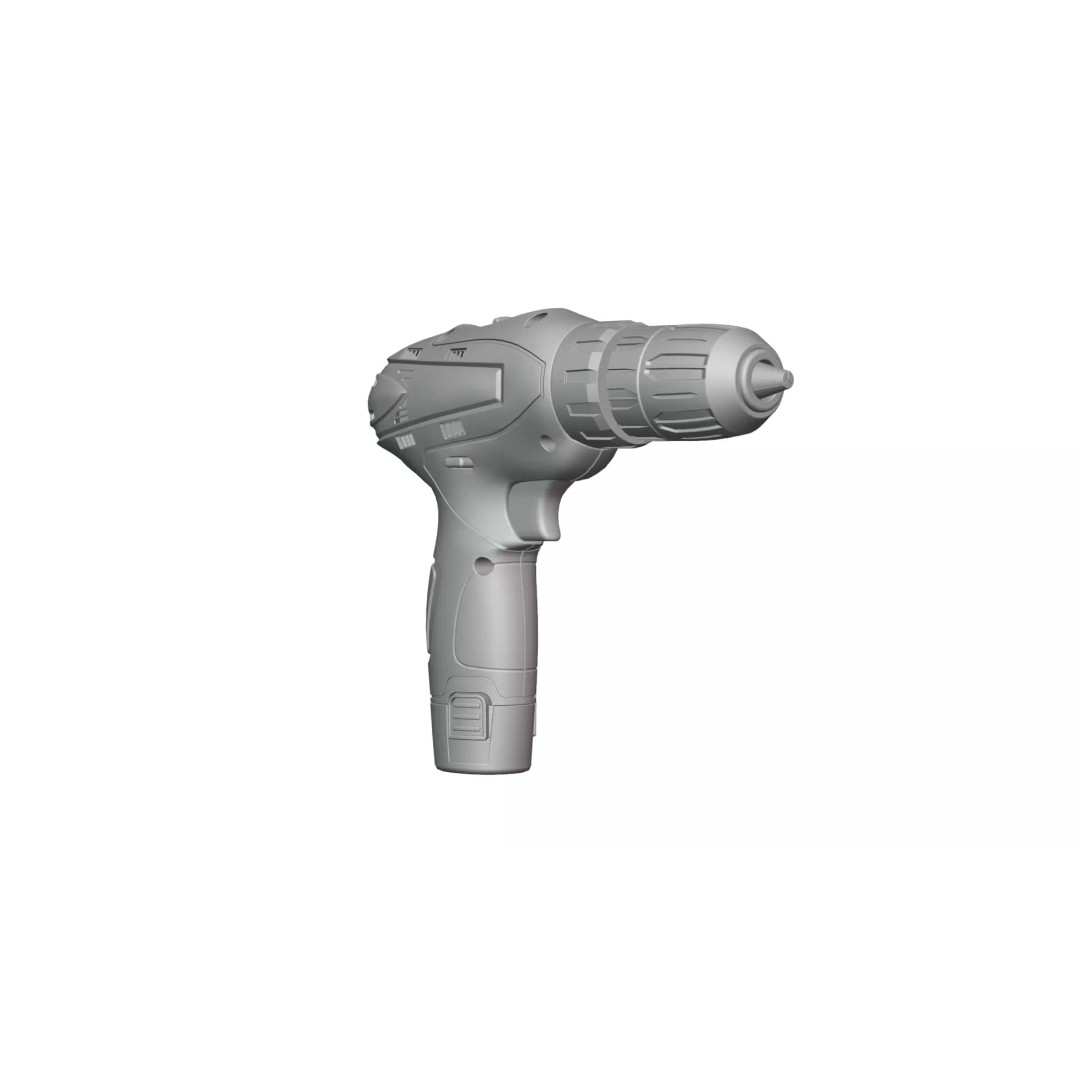 12V Electric Drill 3D Model – PBR Textured Game Asset, FBX - View 16