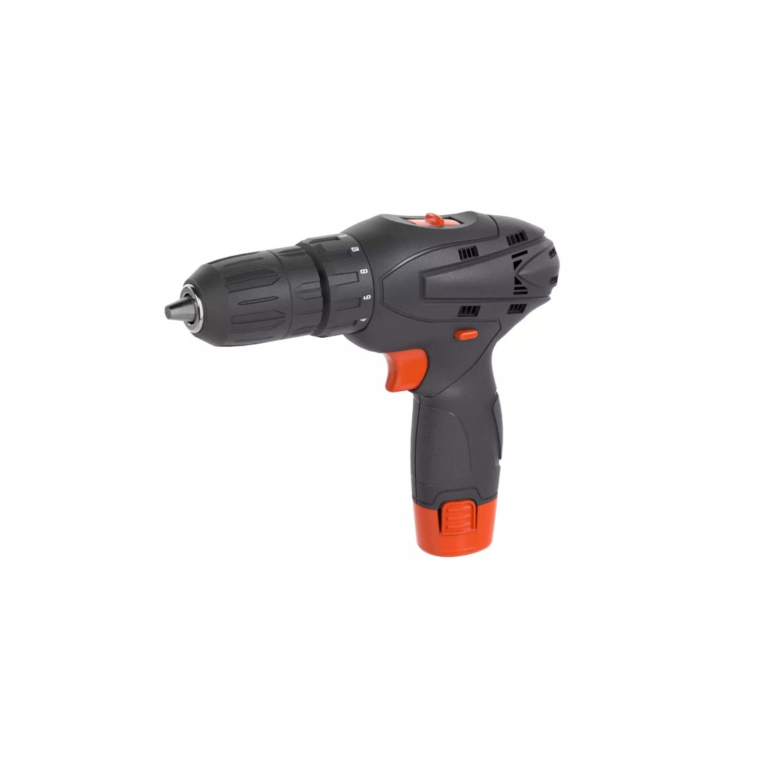 12V Electric Drill 3D Model – PBR Textured Game Asset, FBX - View 2