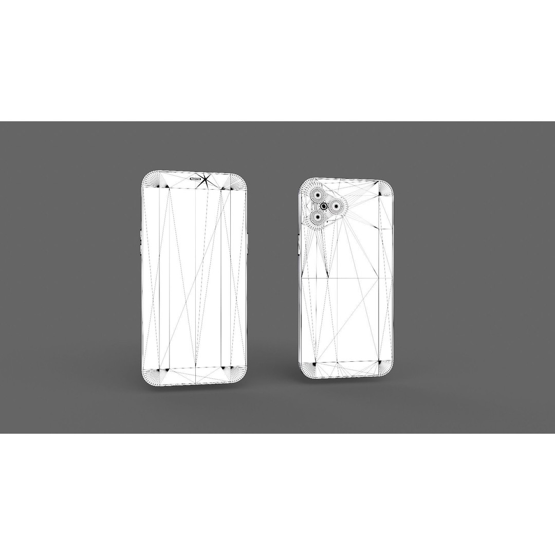 Apple iPhone 12 Pro 3D Model – Low Poly PBR Asset for Games, FBX