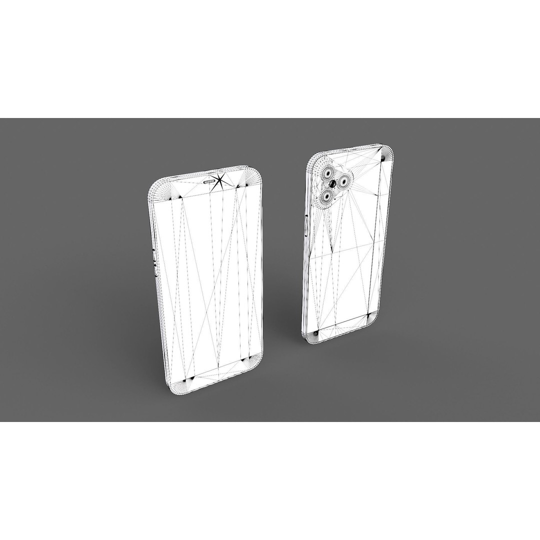 Apple iPhone 12 Pro 3D Model – Low Poly PBR Asset for Games, FBX - View 15