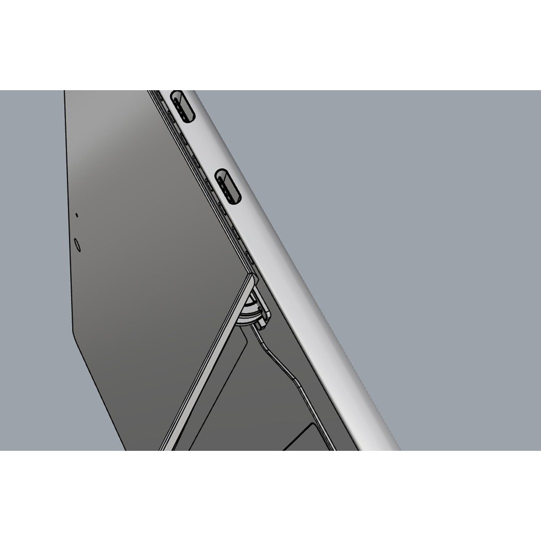 Microsoft Surface Pro 9 3D Model – Realistic Tablet & Keyboard, FBX, OBJ