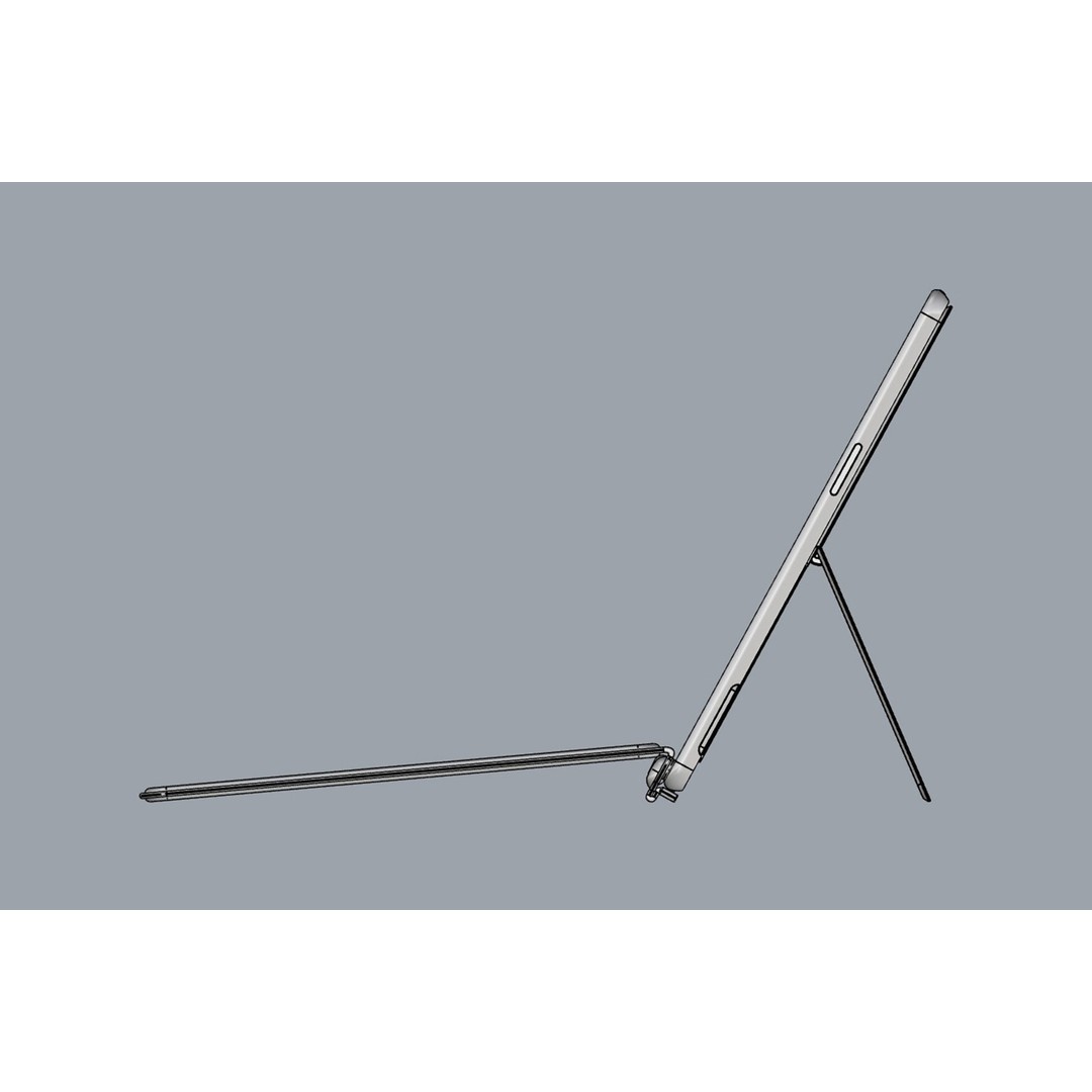 Microsoft Surface Pro 9 3D Model – Realistic Tablet & Keyboard, FBX, OBJ - View 20
