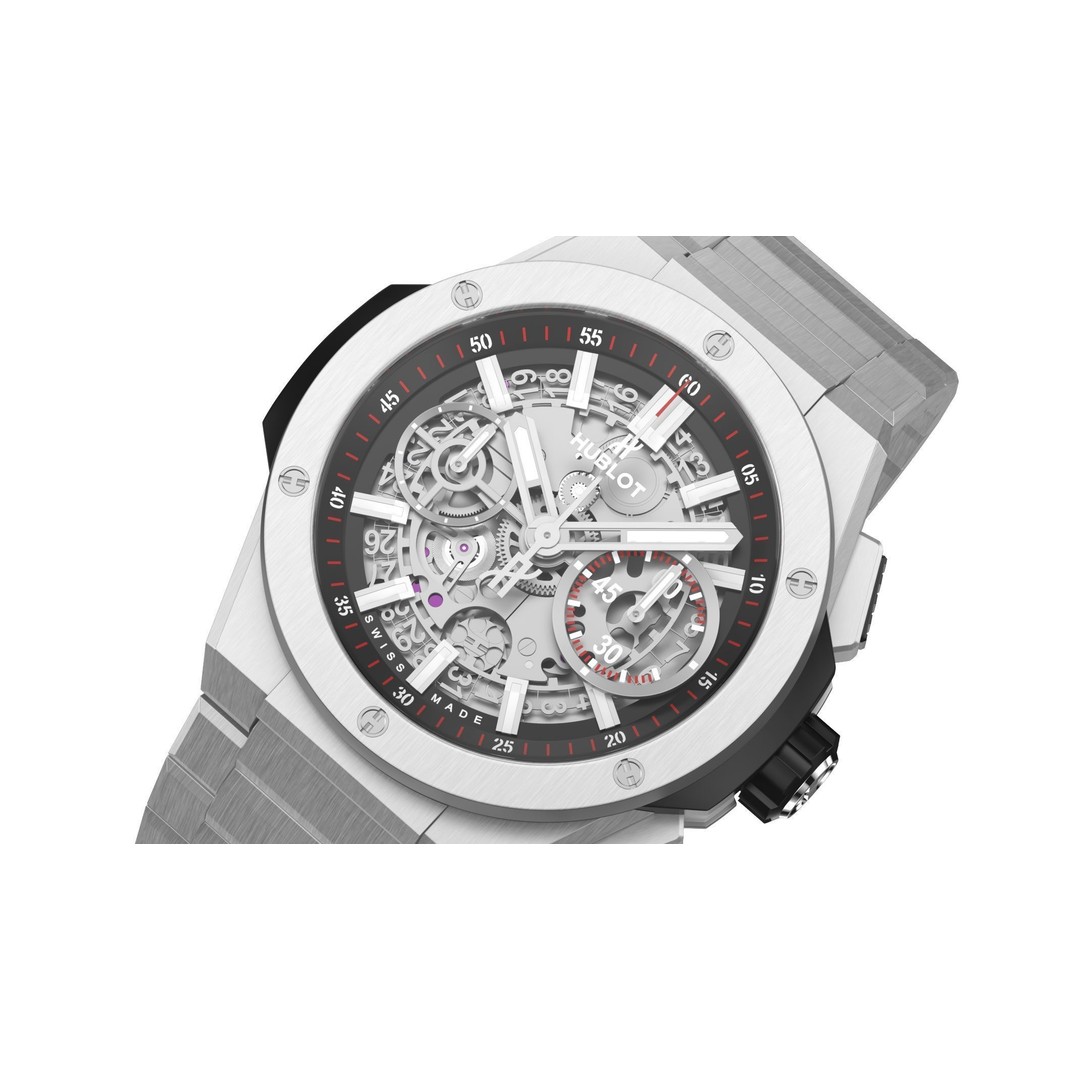 Hublot Big Bang Integranted 42mm Black Luxury Watch 3D Model – PBR Textured, FBX, OBJ - View 11
