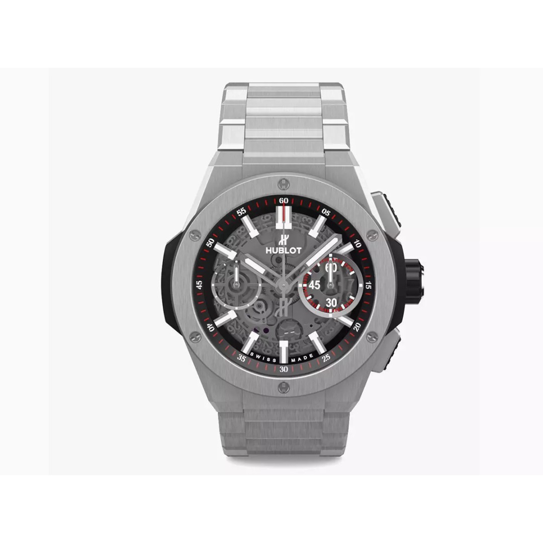 Hublot Big Bang Integranted 42mm Black Luxury Watch 3D Model – PBR Textured, FBX, OBJ - View 2