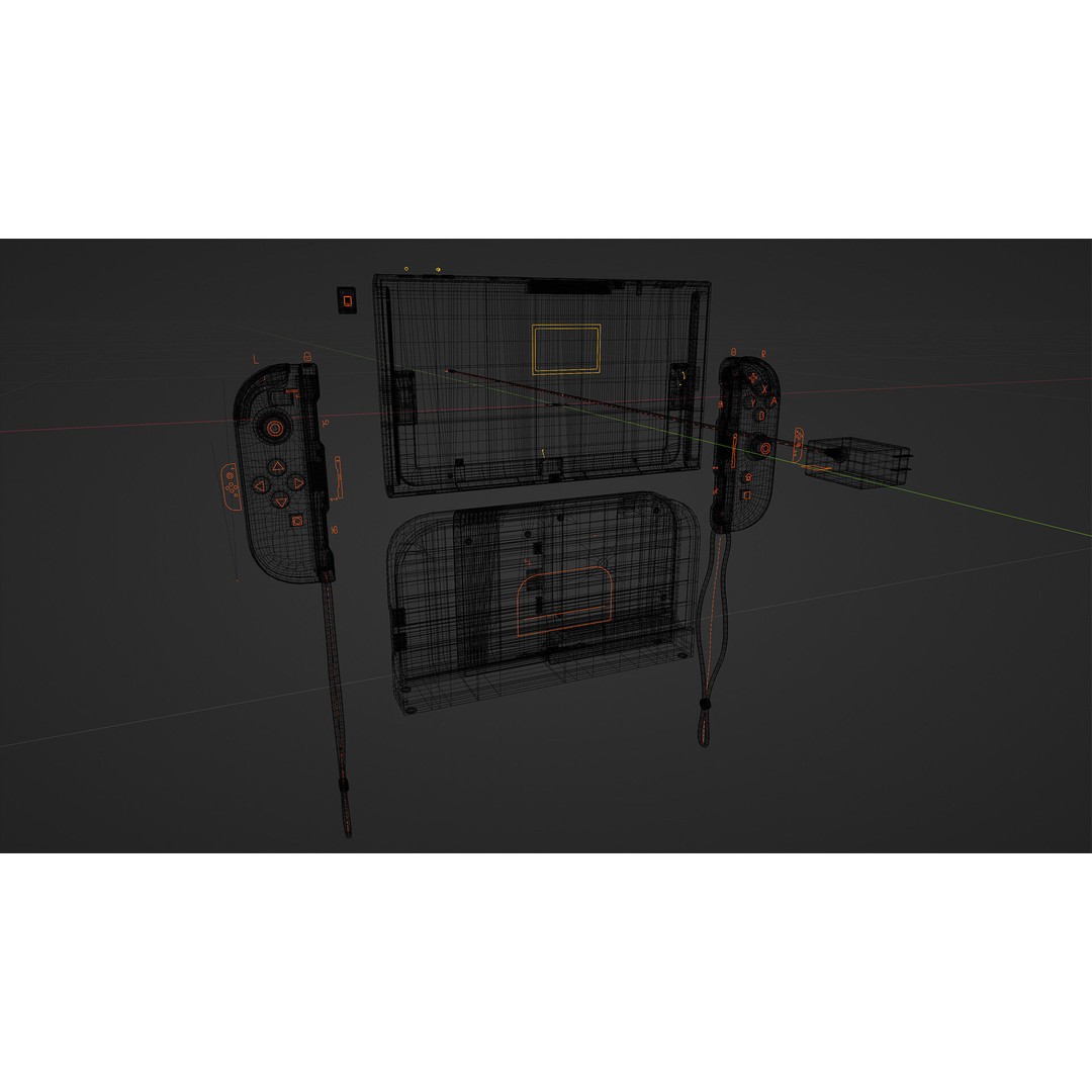 Nintendo Switch 2 3D Model – High Poly Game Asset with Animation - View 12