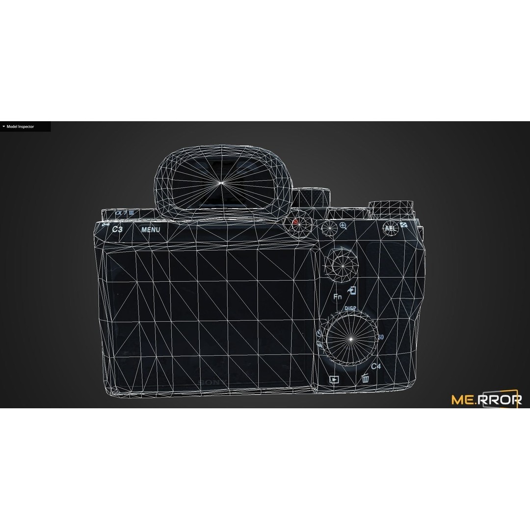 Game Ready DSLR Camera 3D Model – Low Poly PBR Asset, FBX & OBJ - View 10