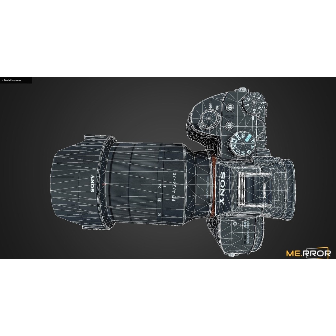 Game Ready DSLR Camera 3D Model – Low Poly PBR Asset, FBX & OBJ - View 12