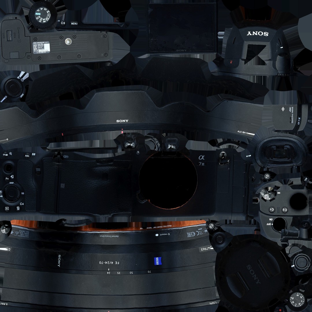 Game Ready DSLR Camera 3D Model – Low Poly PBR Asset, FBX & OBJ - View 17