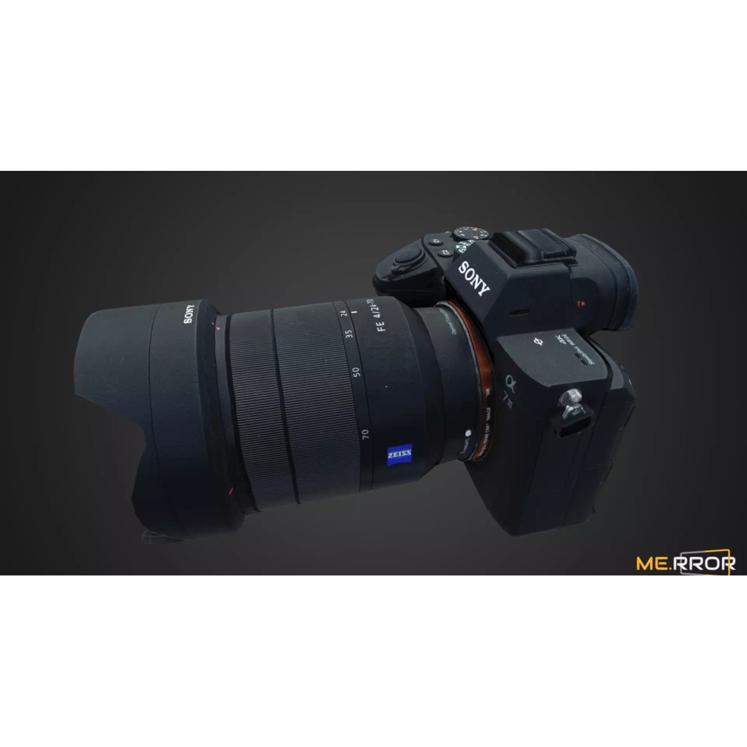 Game Ready DSLR Camera 3D Model – Low Poly PBR Asset, FBX & OBJ - View 2