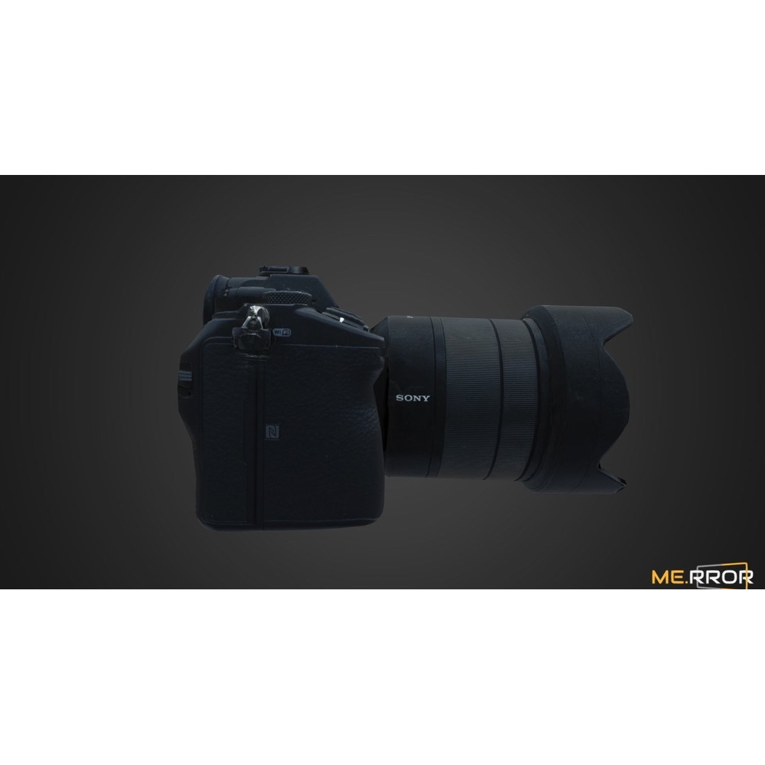 Game Ready DSLR Camera 3D Model – Low Poly PBR Asset, FBX & OBJ - View 4