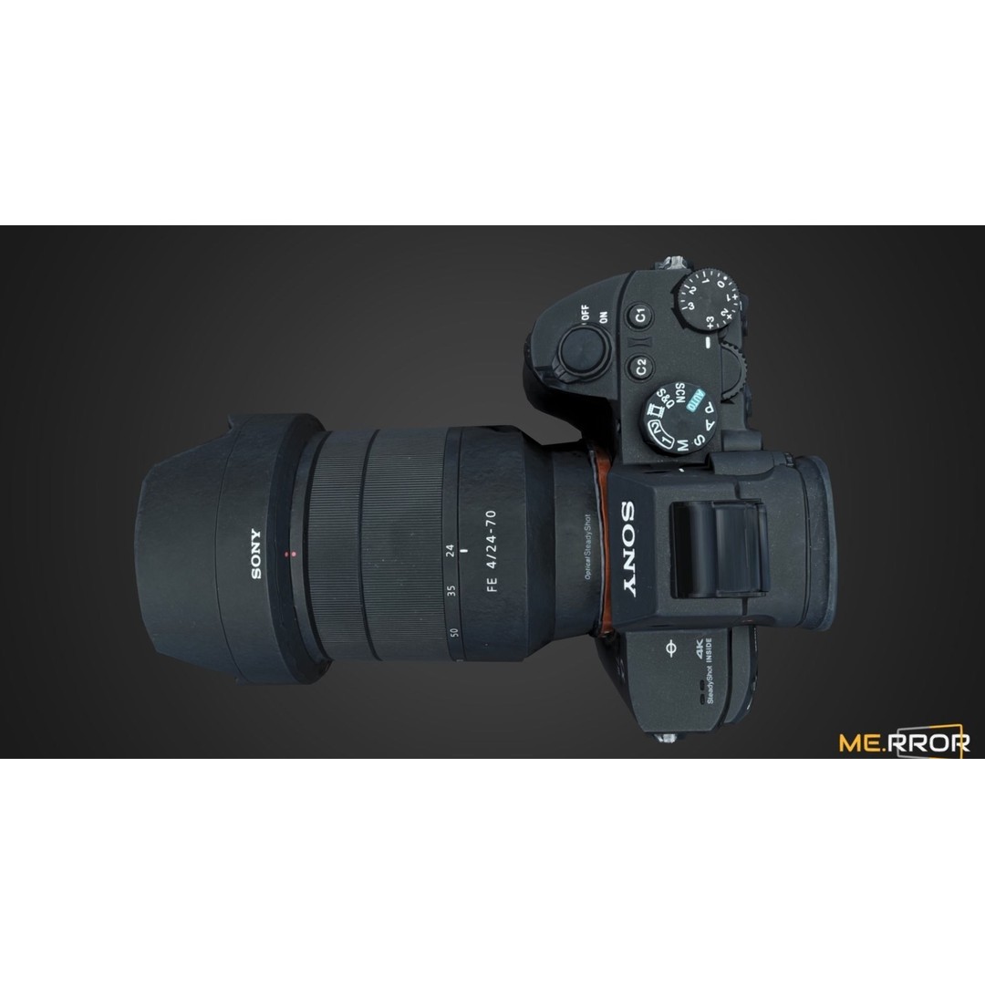 Game Ready DSLR Camera 3D Model – Low Poly PBR Asset, FBX & OBJ - View 7
