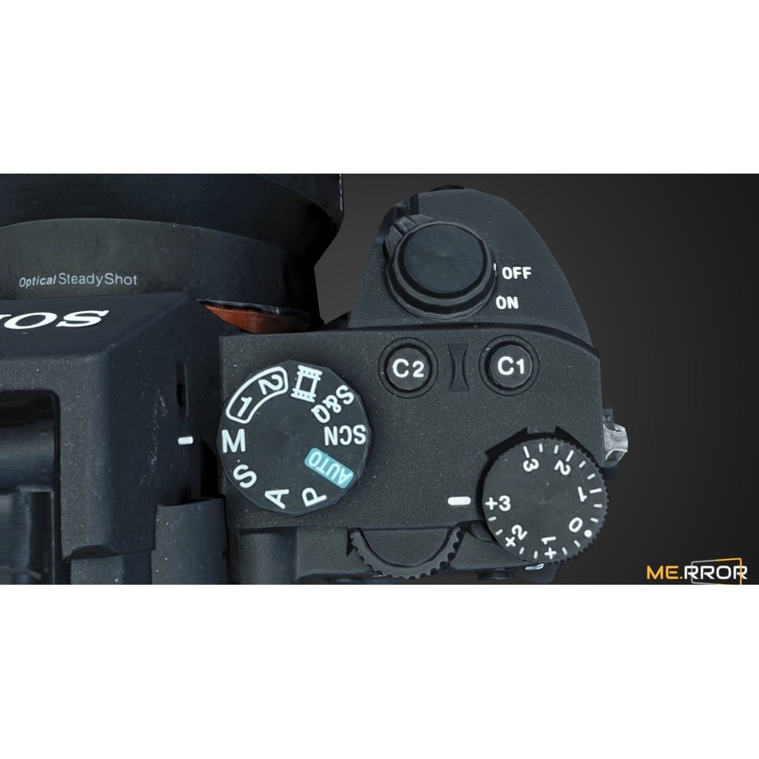 Game Ready DSLR Camera 3D Model – Low Poly PBR Asset, FBX & OBJ - View 8