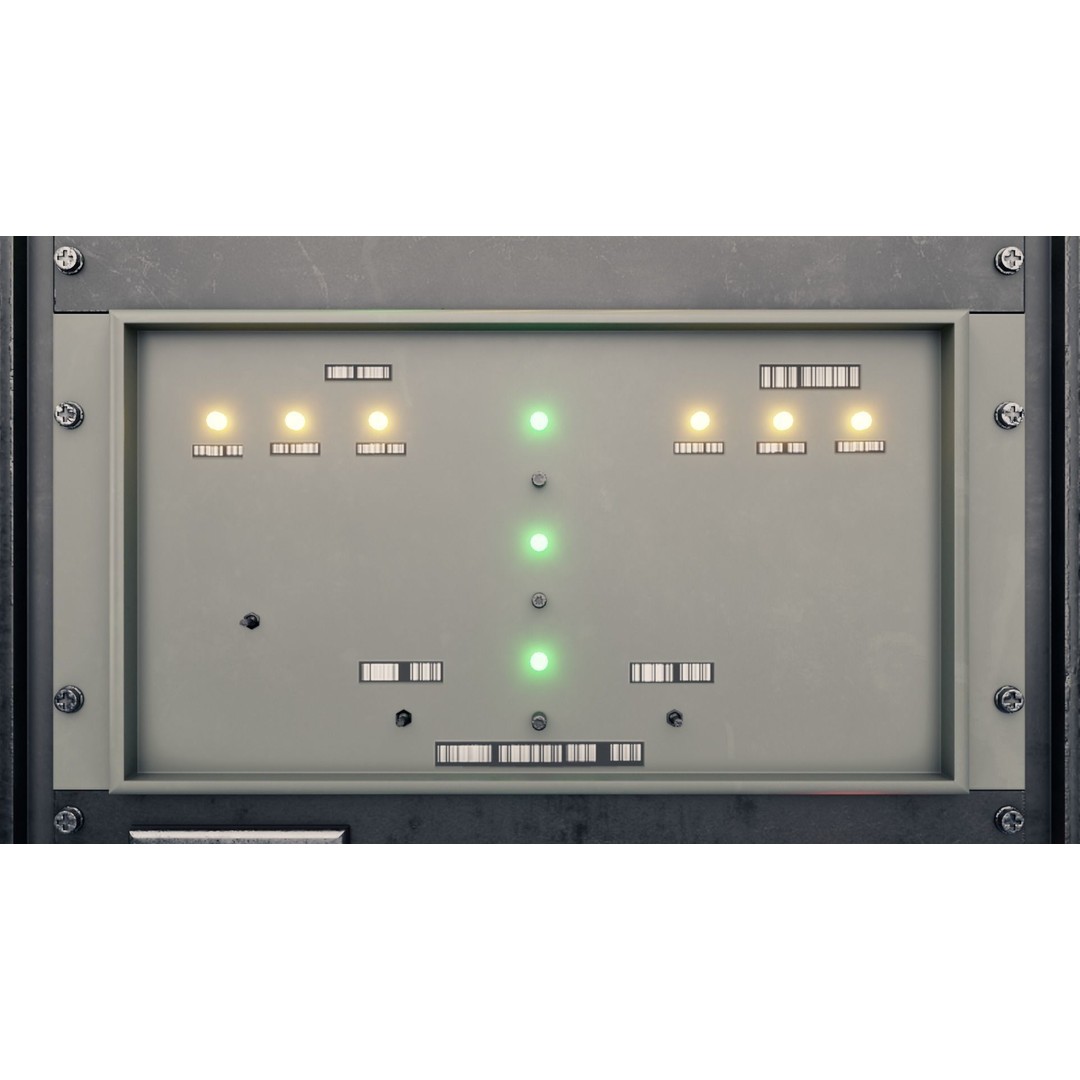 Server Rack 3D Model – Low Poly PBR Asset, FBX, OBJ, Blender - View 11