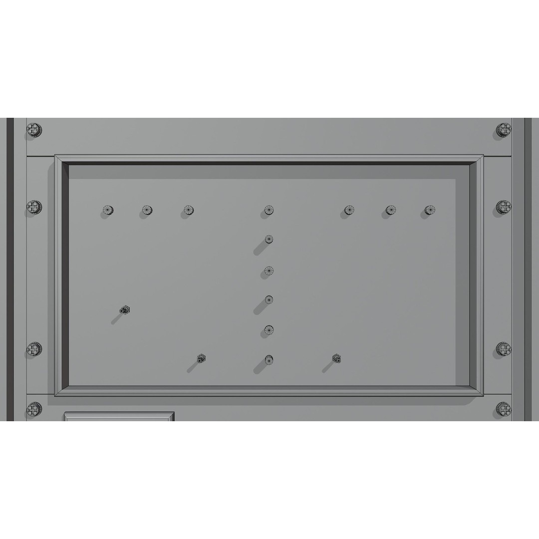 Server Rack 3D Model – Low Poly PBR Asset, FBX, OBJ, Blender - View 12