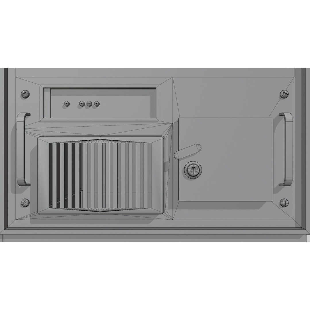 Server Rack 3D Model – Low Poly PBR Asset, FBX, OBJ, Blender - View 18