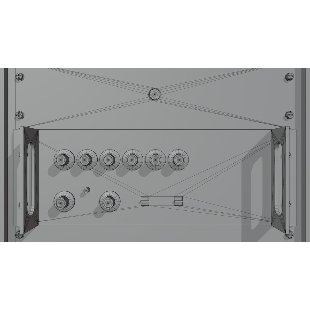 Server Rack 3D Model – Low Poly PBR Asset, FBX, OBJ, Blender - View 6