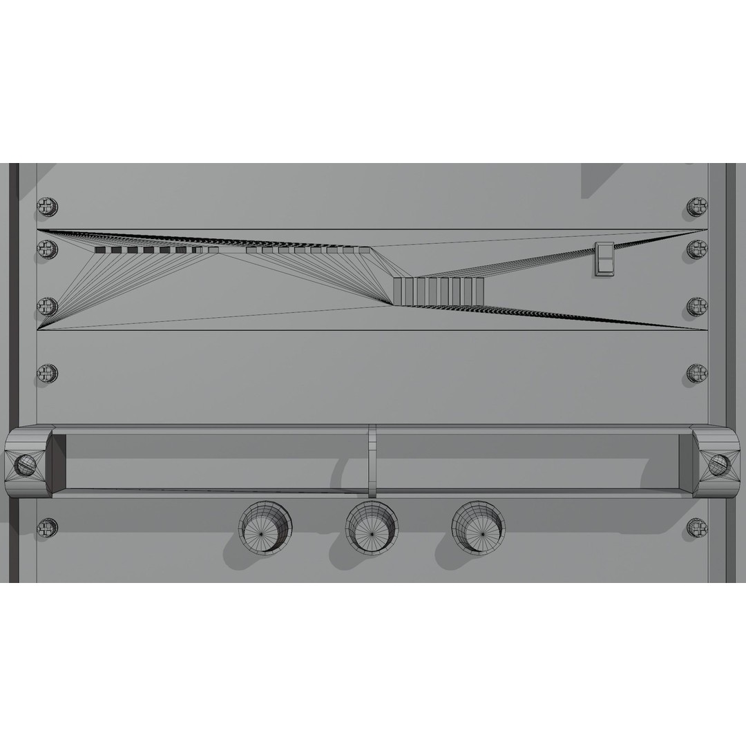 Server Rack 3D Model – Low Poly PBR Asset, FBX, OBJ, Blender - View 8