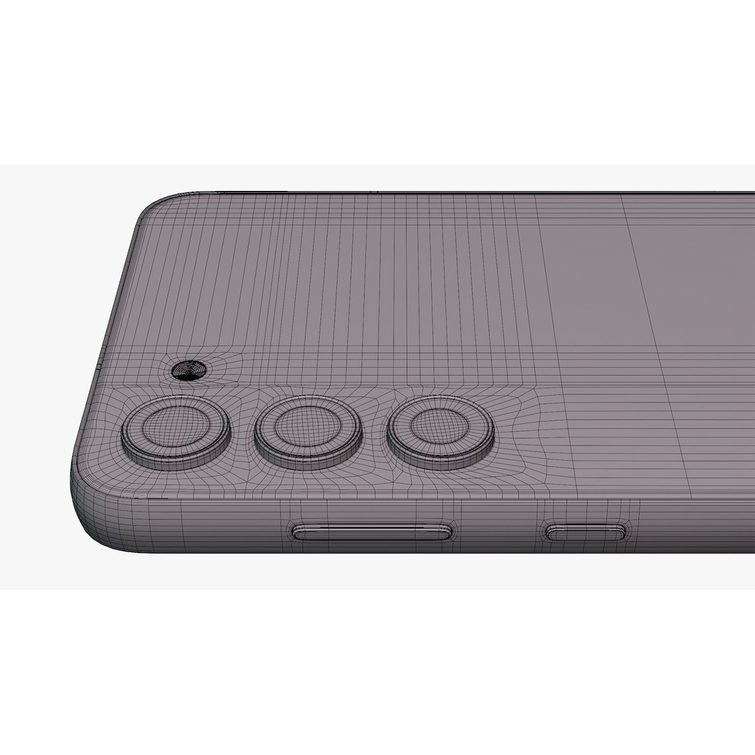 Samsung Galaxy S23 Plus 3D Model – Low Poly Game Asset, FBX, Blender - View 19
