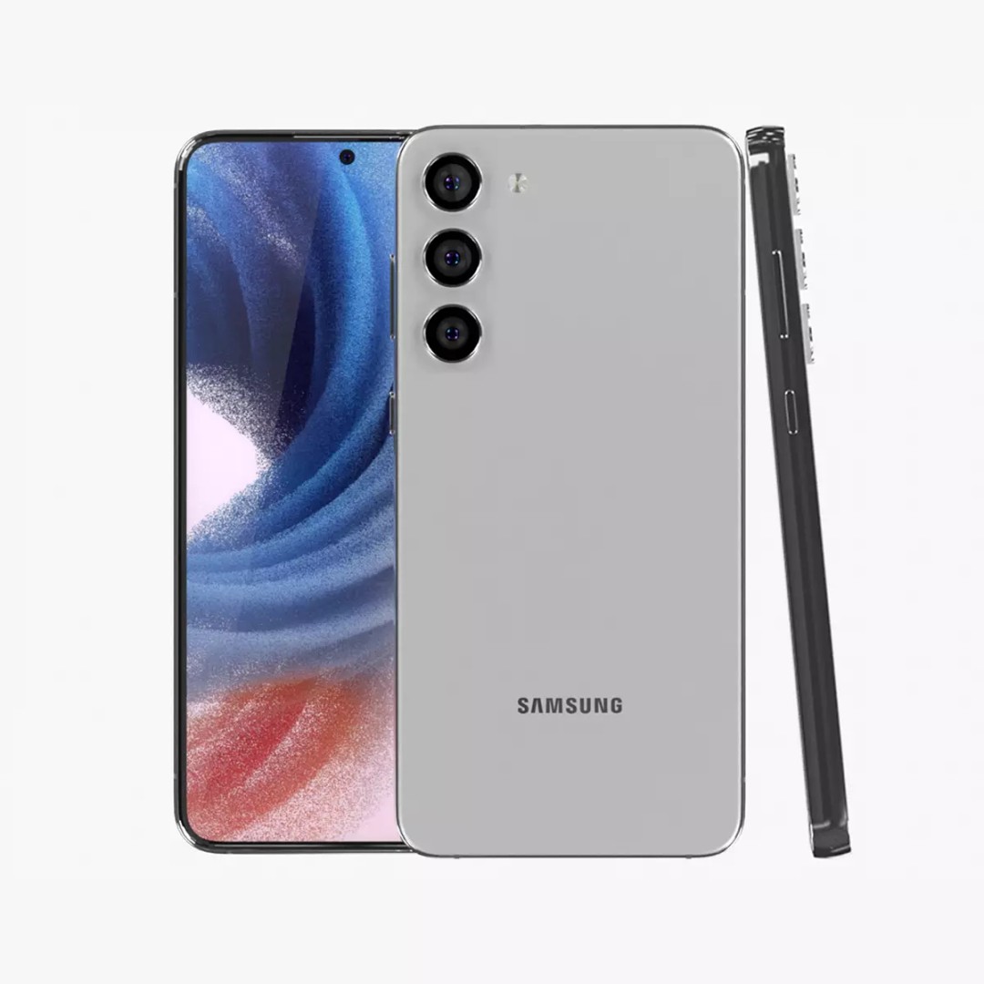 Samsung Galaxy S23 Plus 3D Model – Low Poly Game Asset, FBX, Blender - View 2